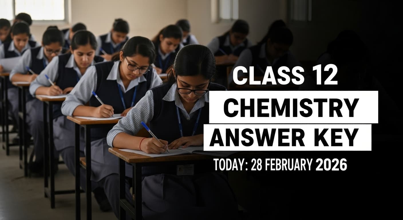 Class 12 Saharanpur Schools Chemistry Board Paper 2026: Question Paper & Detailed Solutions (28 Feb)